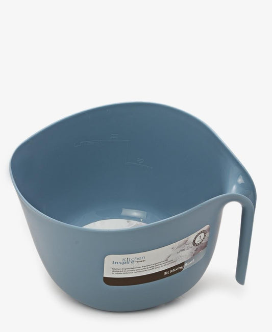 Kitchen Inspire 3L Mixing Bowl - Blue