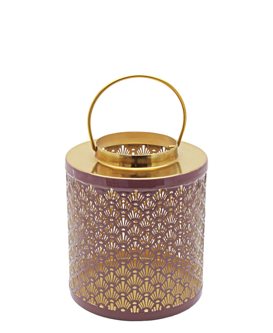 Urban Decor Blush Kirra 12cm Lantern - Gold