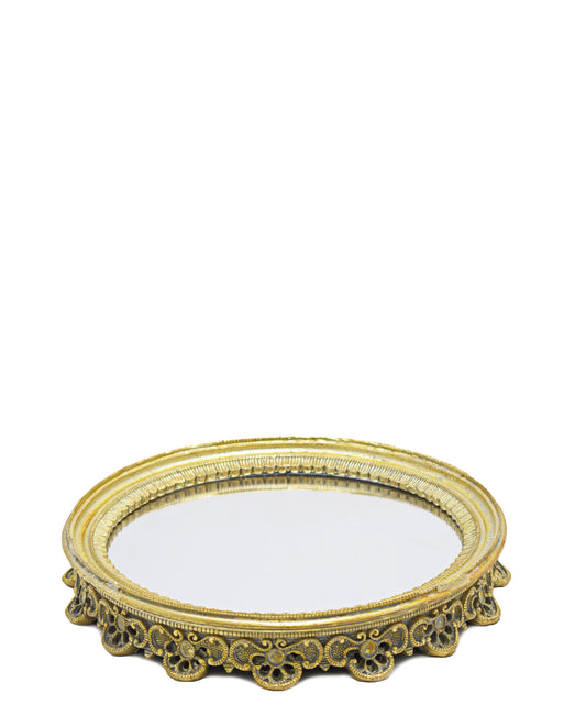 Urban Decor 25cm Round Display Stand - Gold
