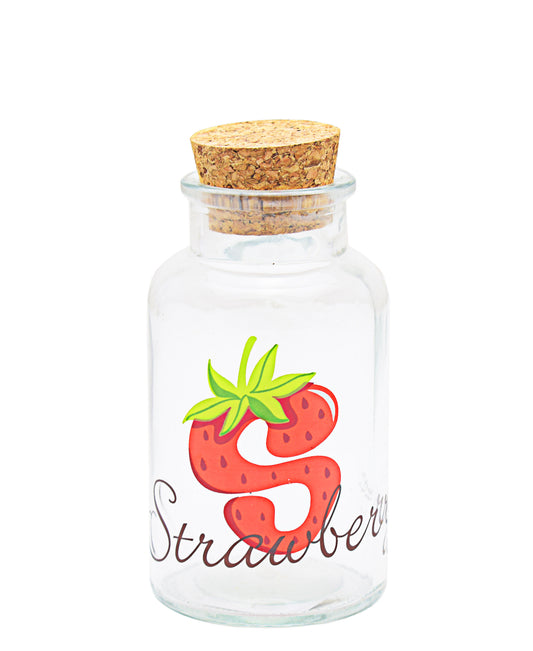 LAV Strawberry Jar With Cork Lid