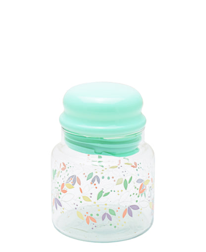 LAV 635ml Glass Jar With Lid - Green