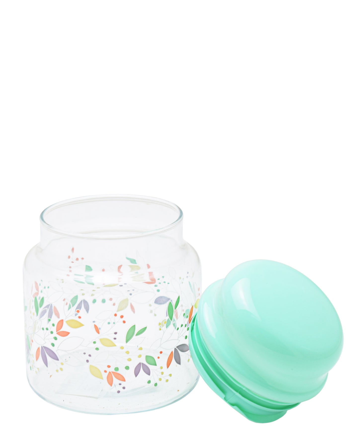 LAV 635ml Glass Jar With Lid - Green