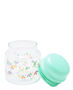 LAV 635ml Glass Jar With Lid - Green