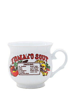 Kitchen Life Ceramic Soup Mug - White