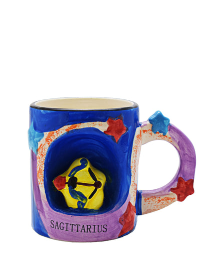 Kitchen Life Star Sign Sagittarius Mug 300ML - Blue