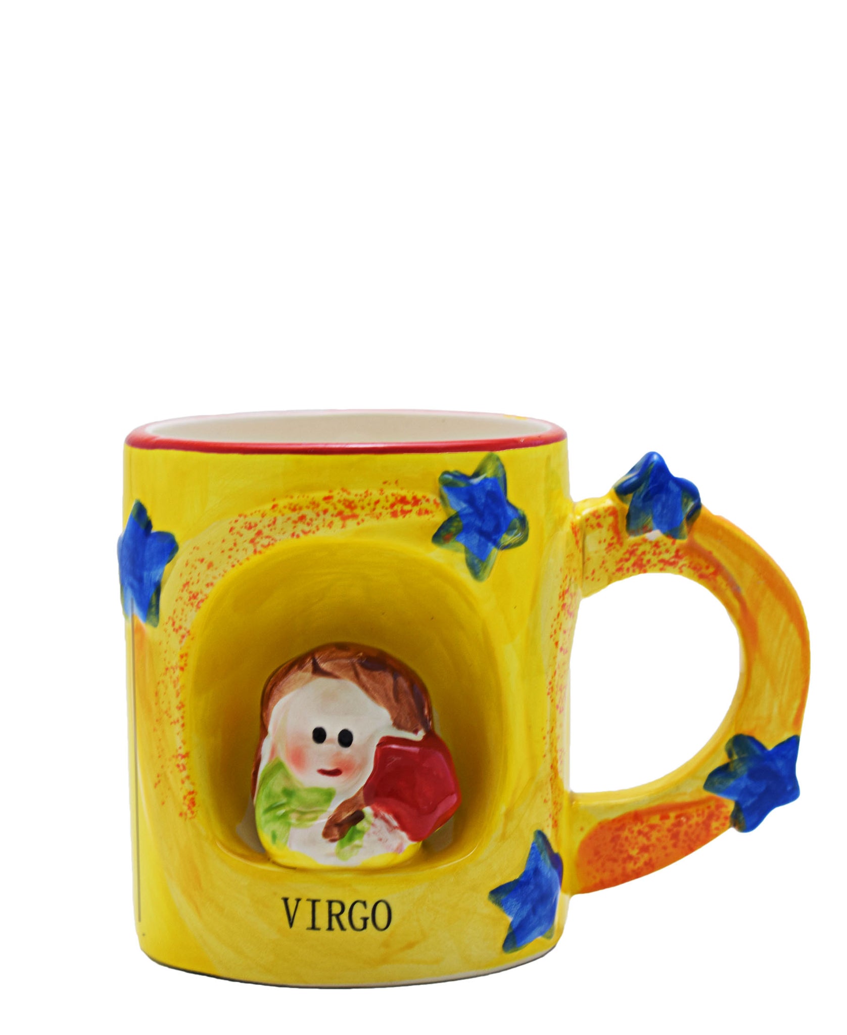 Kitchen Life Star Sign Virgo Mug 300ML - Yellow