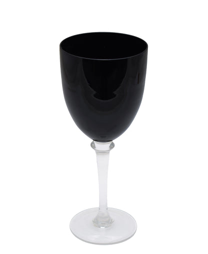 Glacier Black Wine Clear Stem 430ML 23 CM