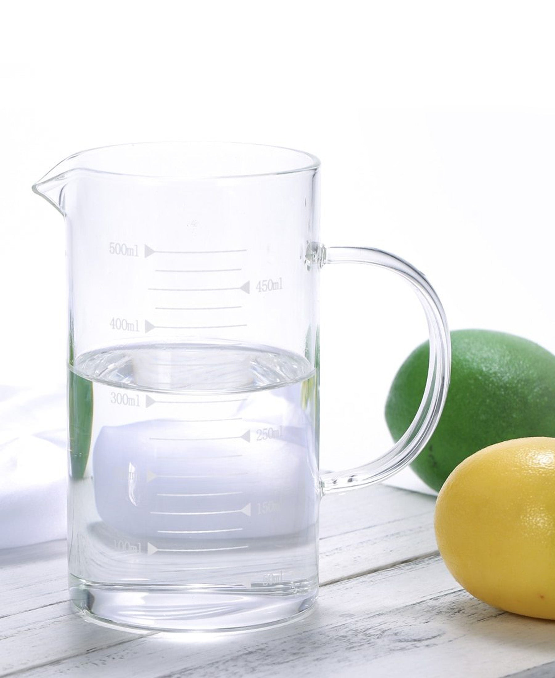 Kitchen Life 500ml Borosilicate Glass Measuring Cup - Clear