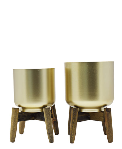 Urban Decor Cleopatra Gold Vase Set Of 2