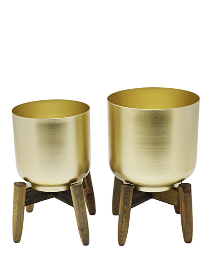 Urban Decor Cleopatra Gold Vase Set Of 2