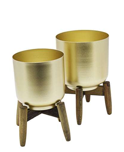 Urban Decor Cleopatra Gold Vase Set Of 2