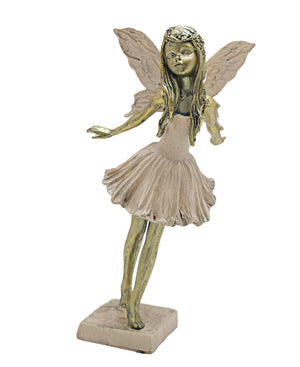 Urban Decor Dancing Ornamental Fairy 26cm - Gold