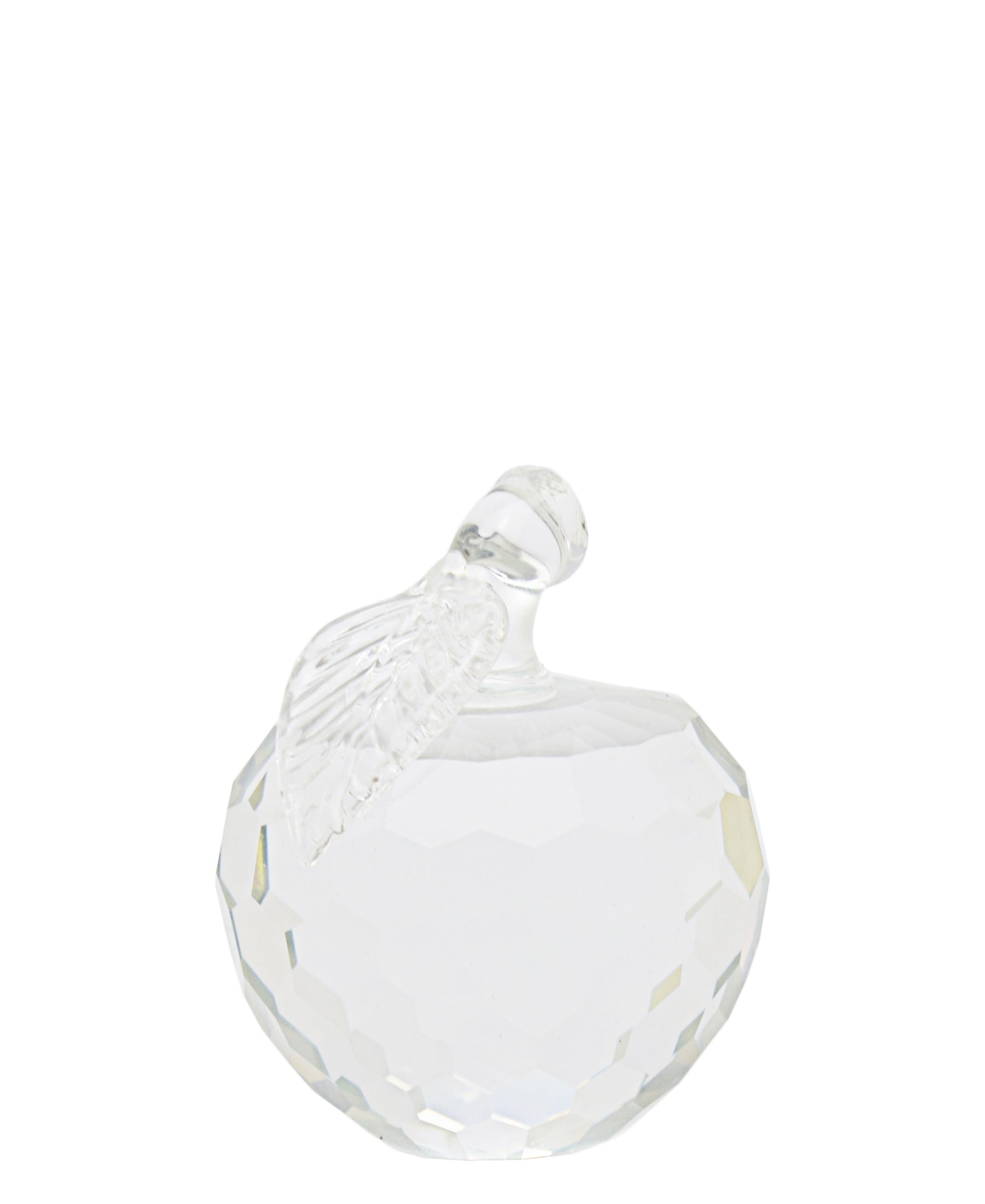 Urban Decor Ornamental Crystal Clear Apple 5cm - Clear