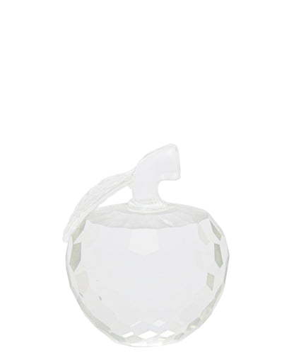 Urban Decor Ornamental Crystal Clear Apple 5cm - Clear