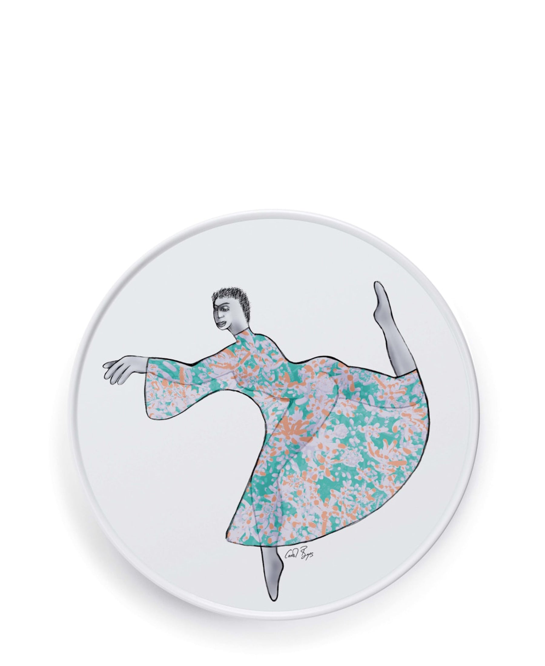 Carrol Boyes Dancer Round Platter 28cm - White