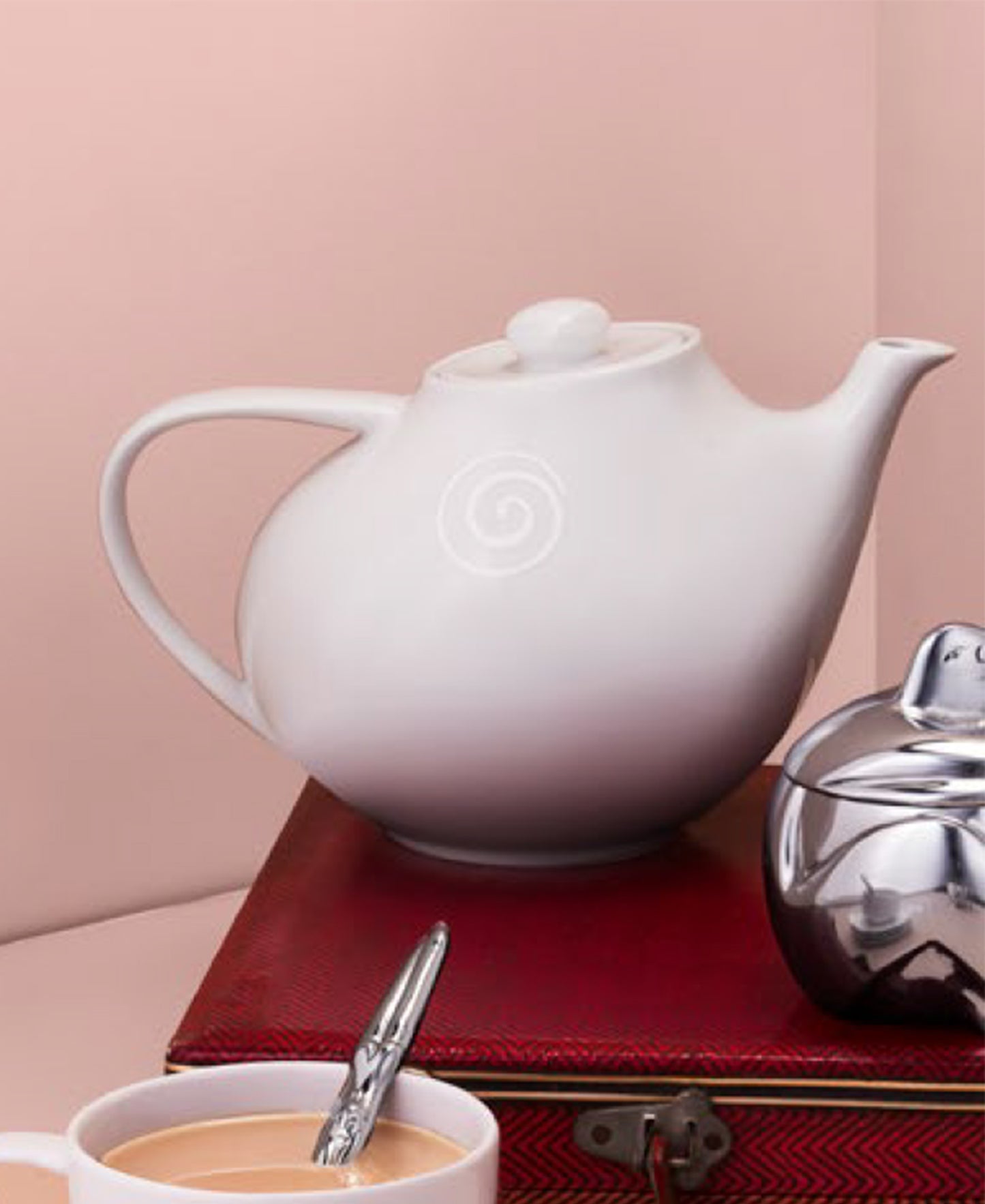 Carrol Boyes Swirl Teapot - White