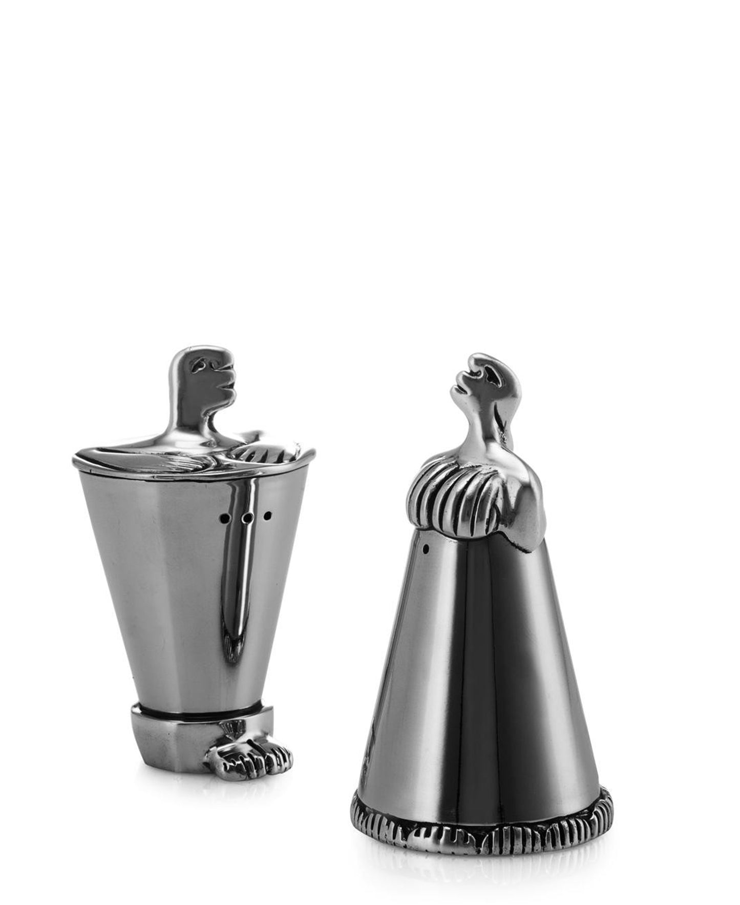 Carrol Boyes Salt & Pepper Set Woman Man - Silver