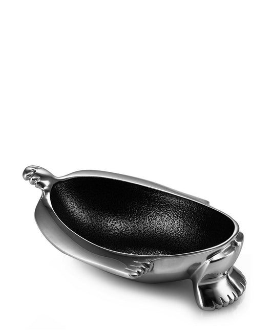 Carrol Boyes Nut Bowl Small Woman In Tub - Silver