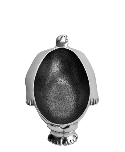 Carrol Boyes Nut Bowl Small Woman In Tub - Silver