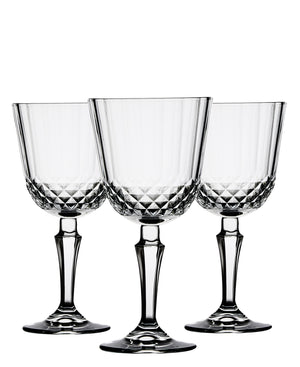 Pasabahce Diony 3 Piece 310ml Wine Glass - Clear