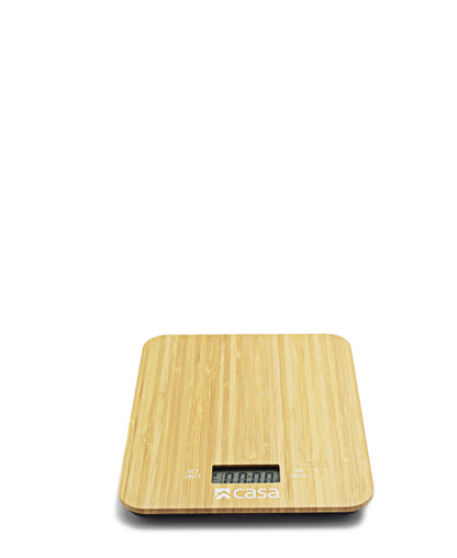 Casa Kitchen Scale LCD Screen - Oak