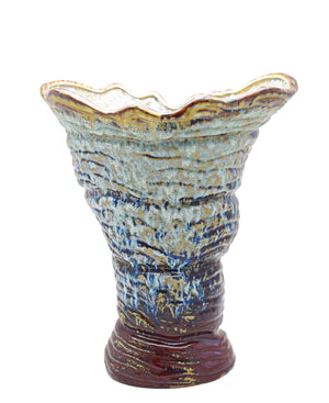 Urban Decor Ceramic Vase - Blue
