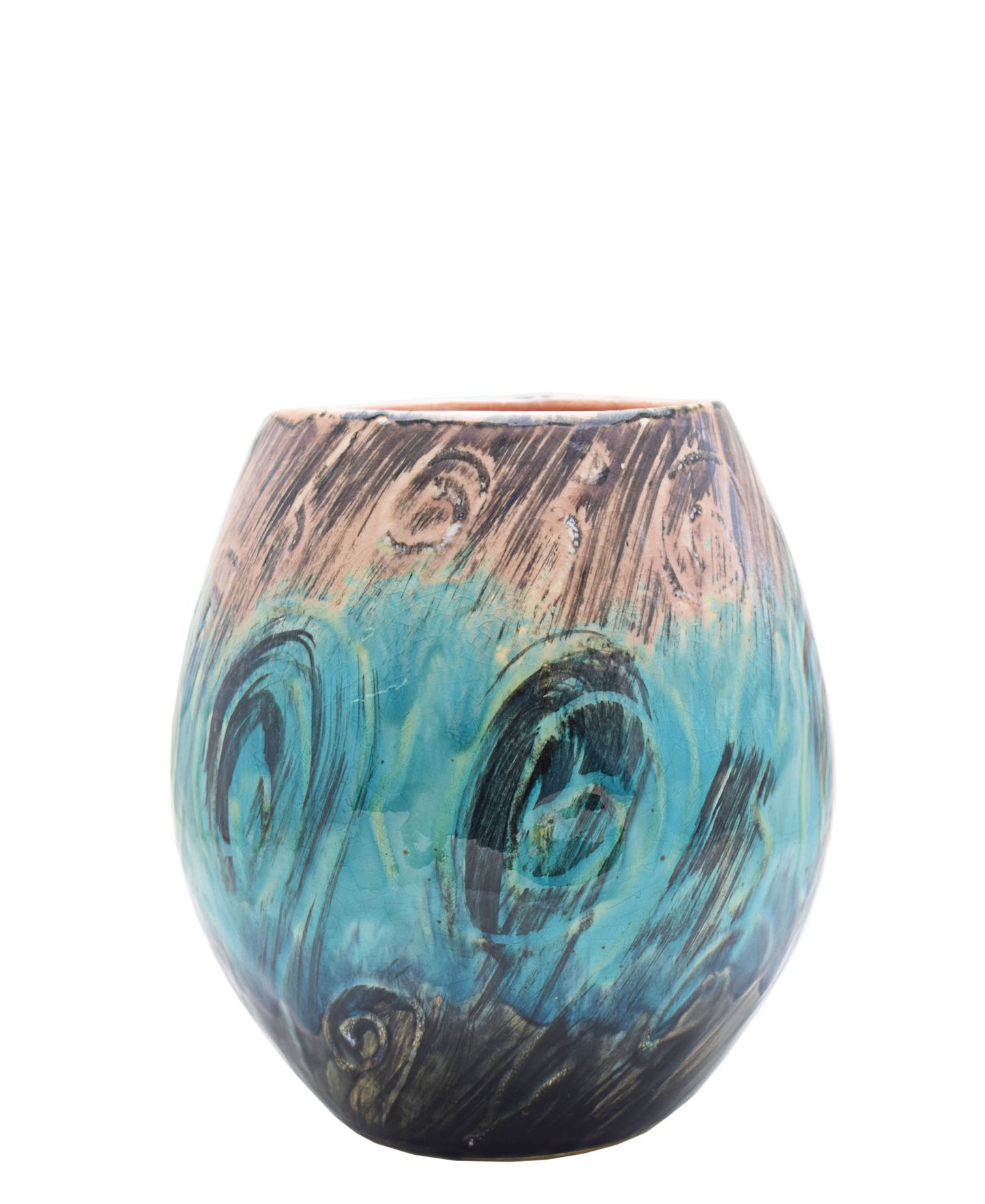 Urban Decor Iridescent Vase - Blue