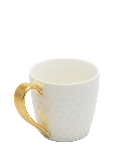 Kitchen Life Beautiful Day Mug - White & Gold