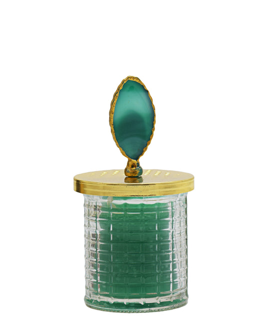 Urban Decor Scented Candle With Glass Jar 11cm - Green