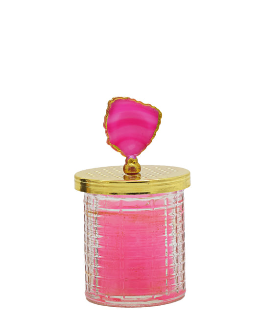 Urban Decor Scented Candle With Glass Jar 11cm - Pink