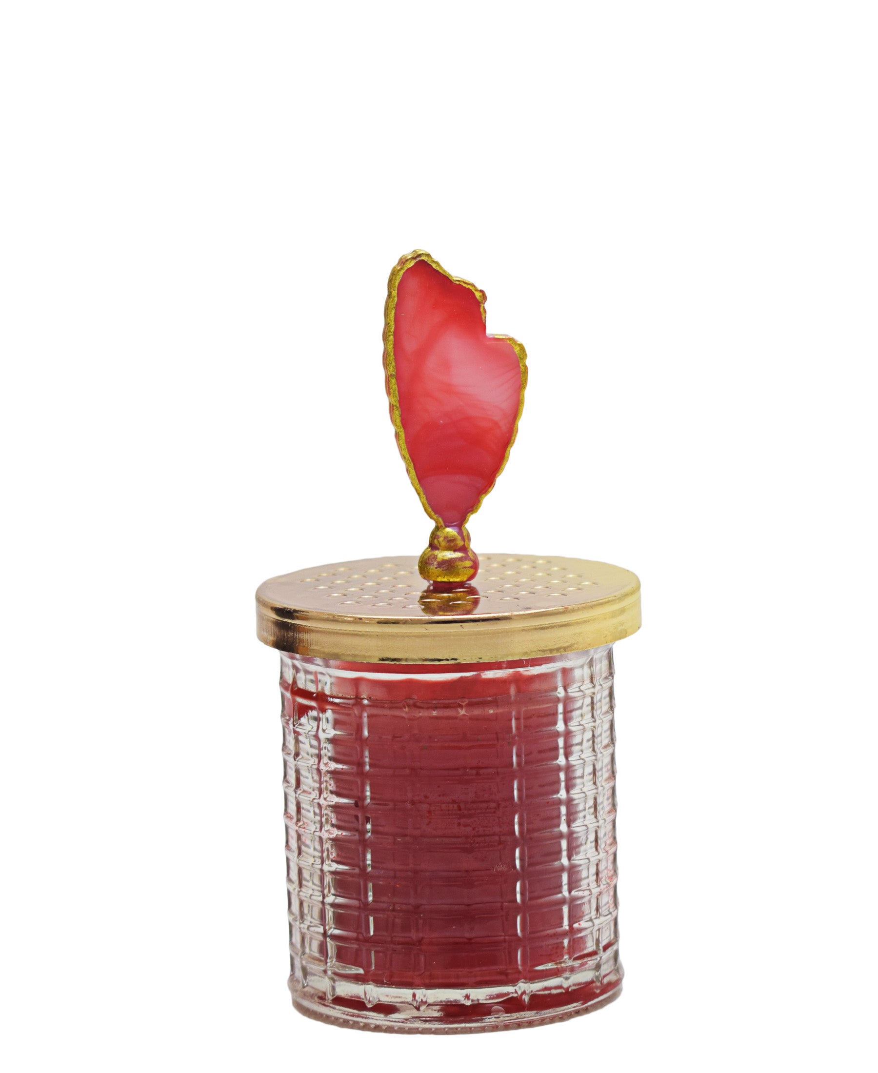 Urban Decor Scented Candle With Glass Jar 11cm - Red