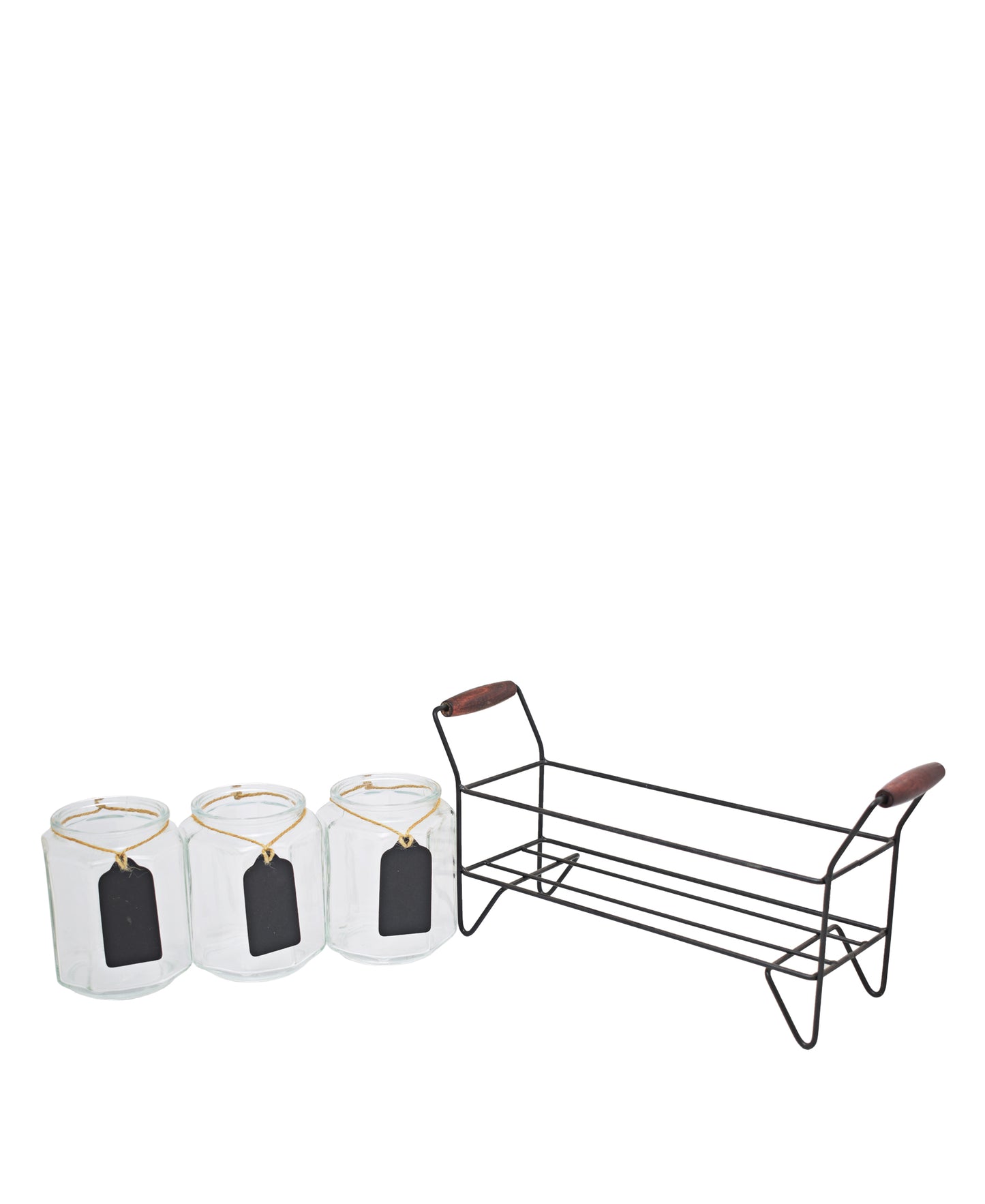 Kitchen Life 4 Piece Canister Set - Black