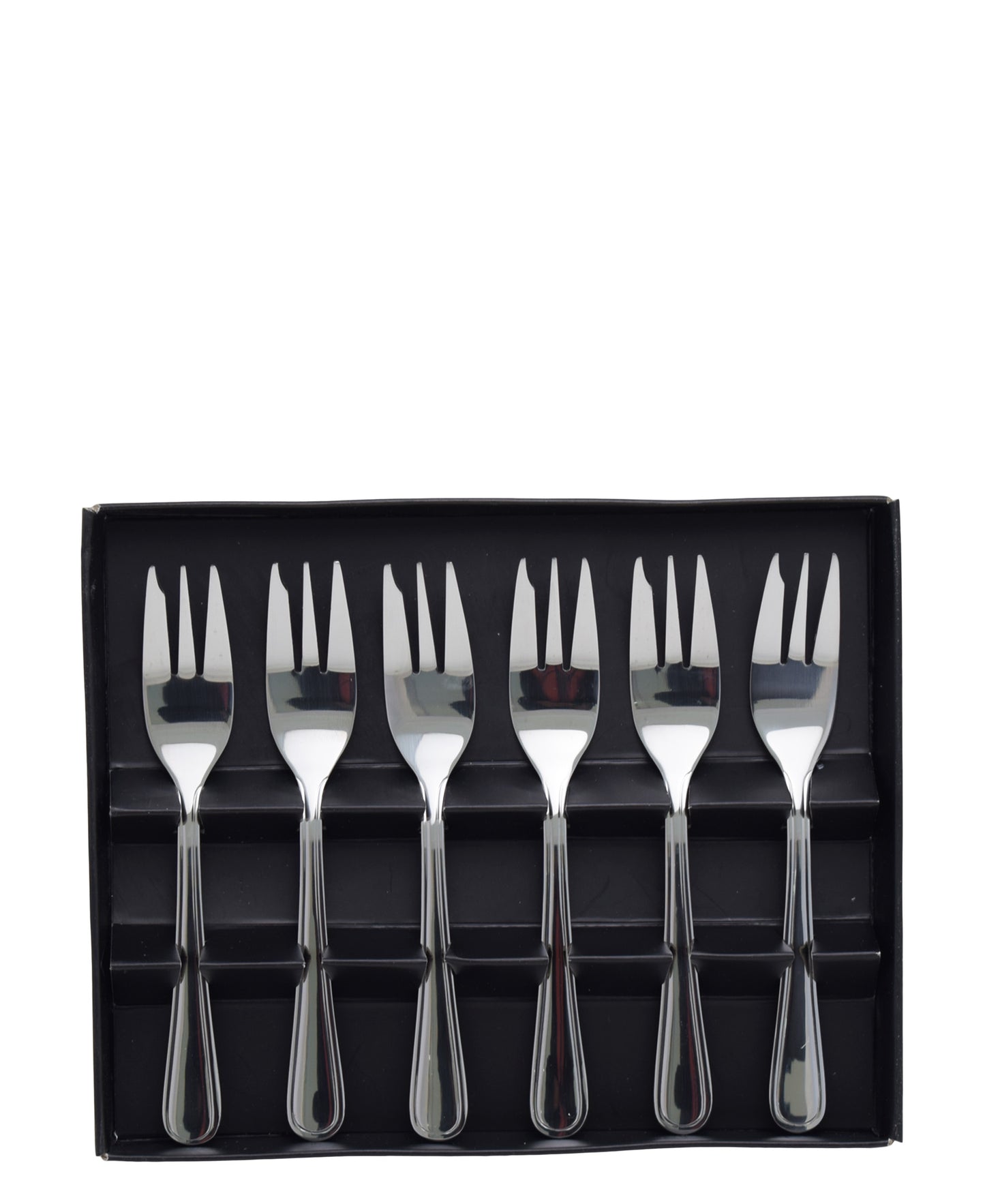 Kitchen Life Cake Forks 6 Piece - Silver