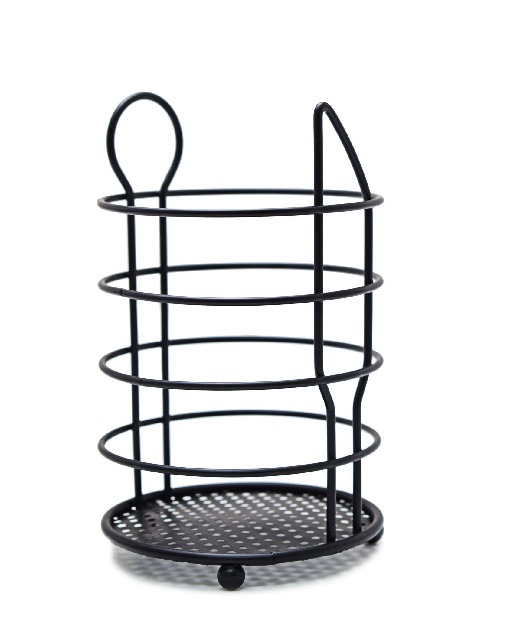 Kitchen Life Loop Cutlery Holder Black The Culinarium