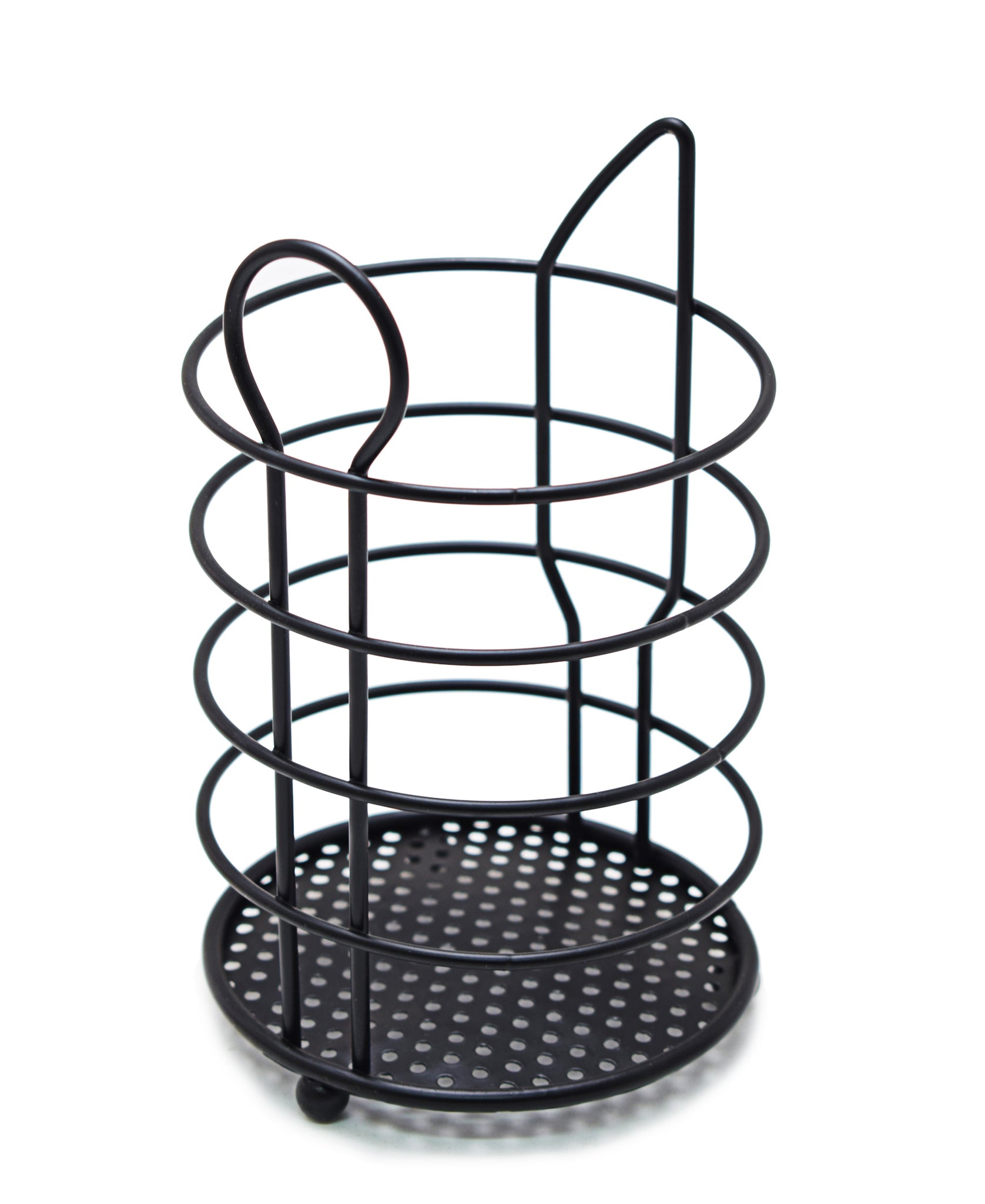 Kitchen Life Loop Cutlery Holder Black The Culinarium