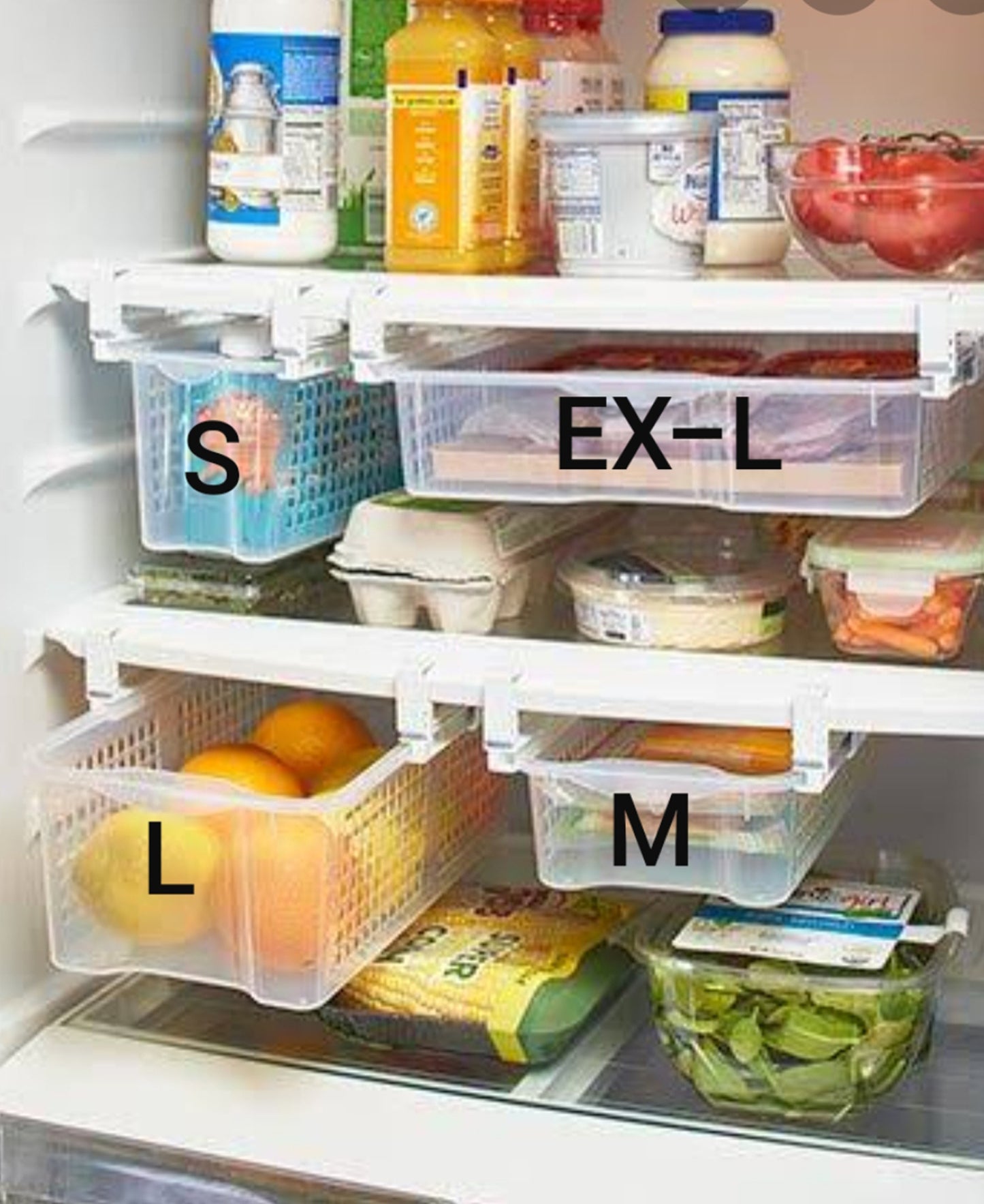 Silicook Fridge Sliding Drawer Medium - Clear