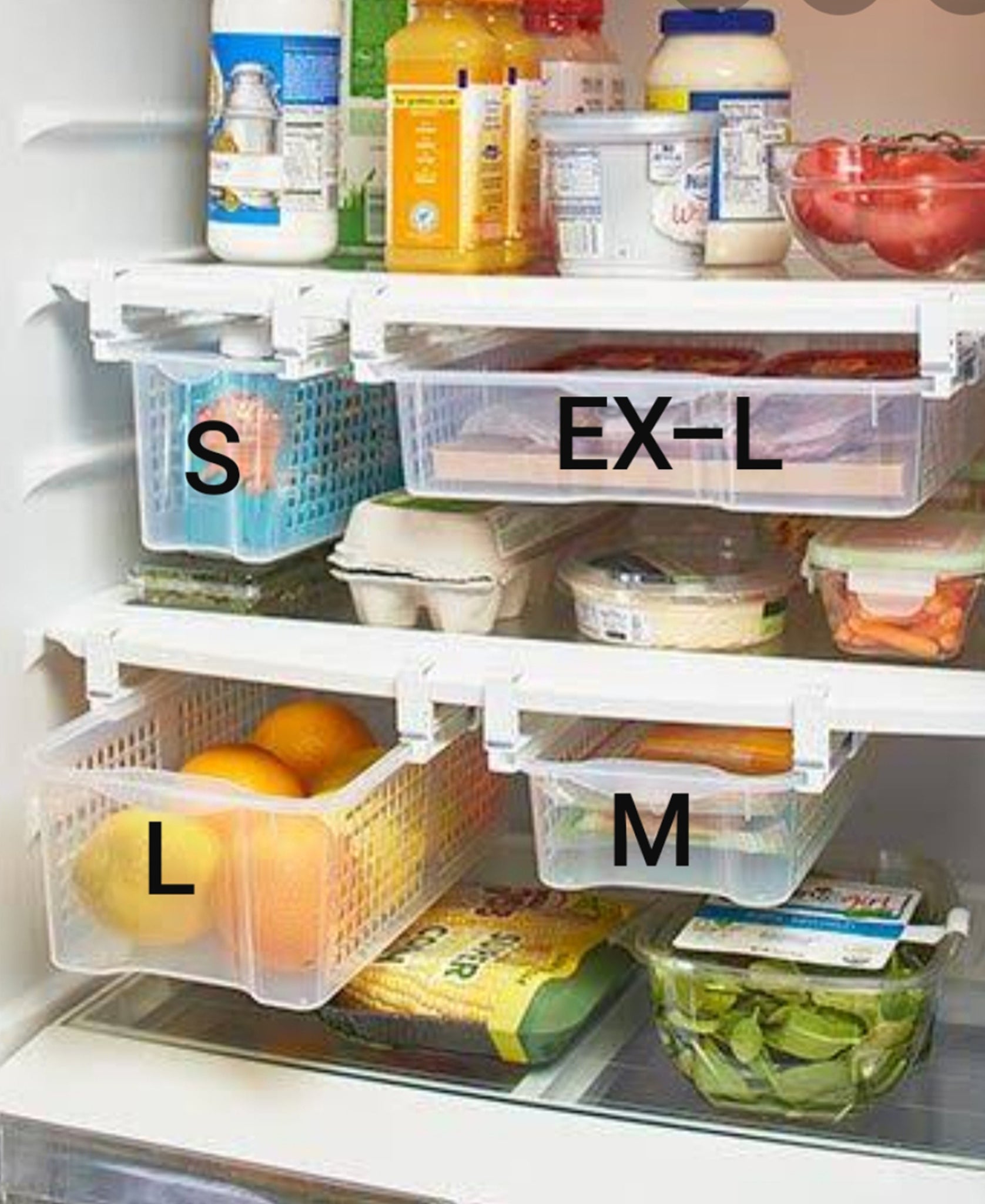 Silicook Fridge Sliding Drawer Small - Clear