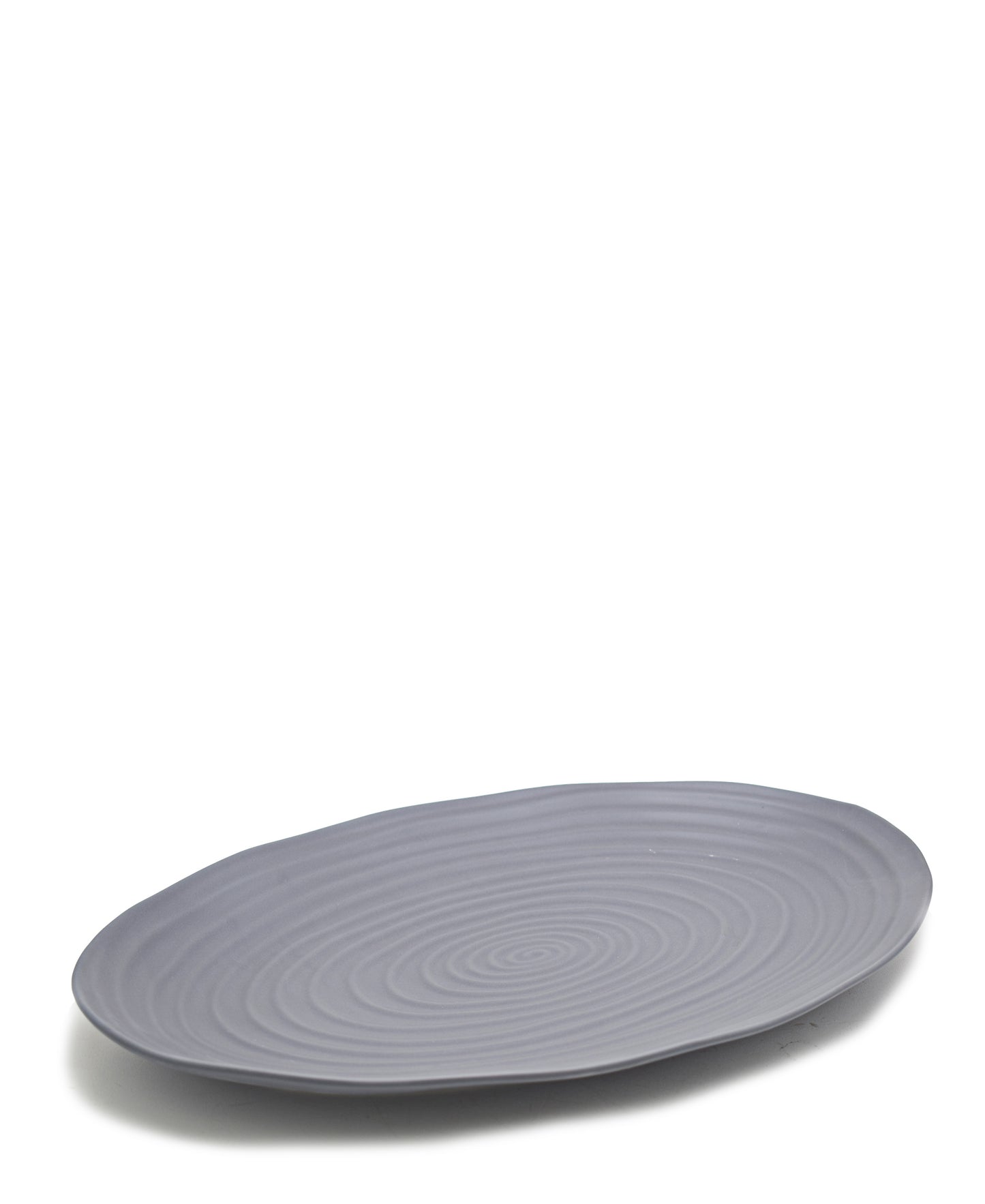 Eetrite Ripple Oval Platter 40mm - Grey