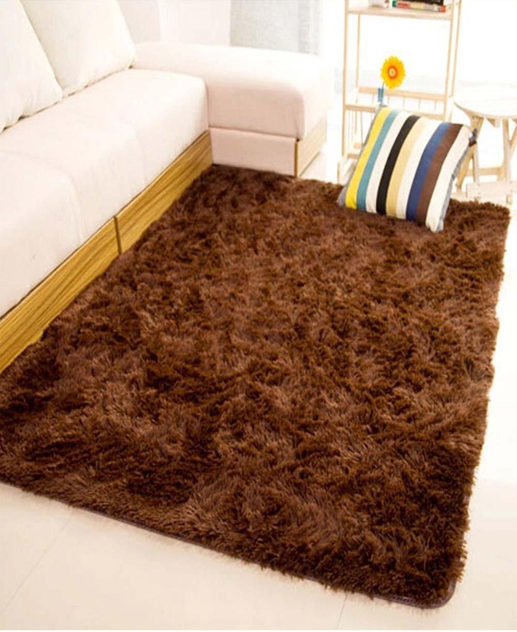Shaggy Carpet 1500mm x 2000mm - Brown