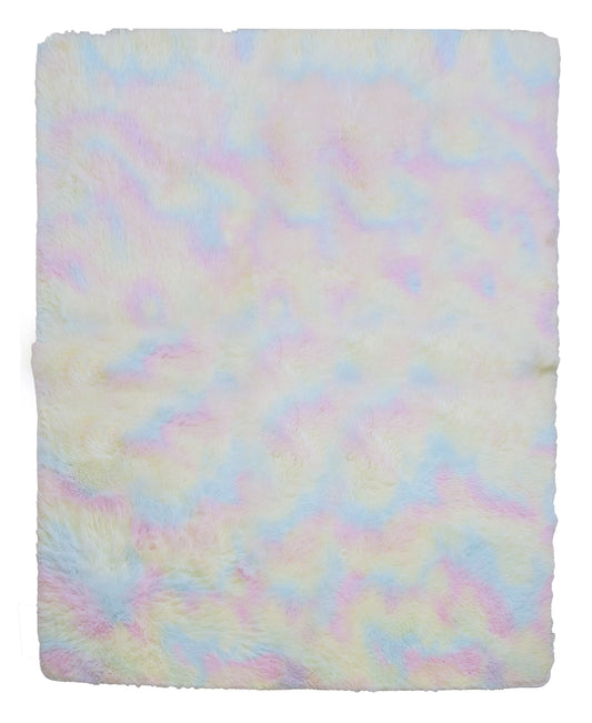 Shaggy Fluffy Carpet 1200mm x 1600mm - Rainbow