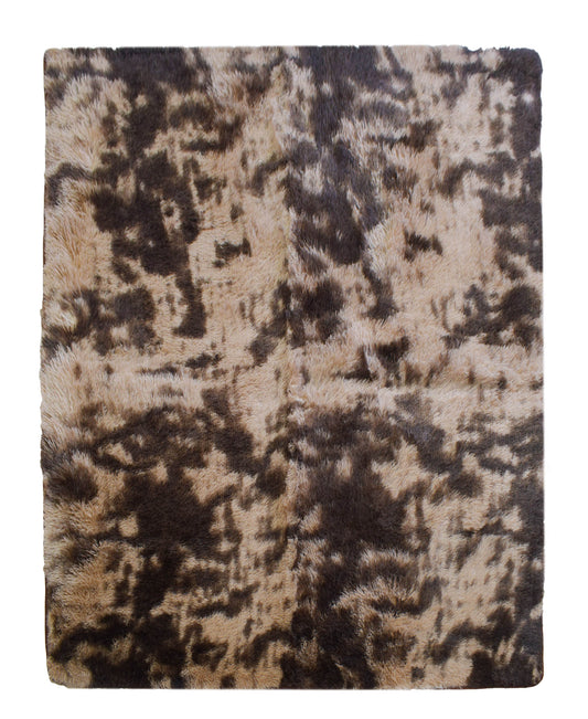 Shaggy Carpet 1500mm x 2000mm - Two Tone Brown