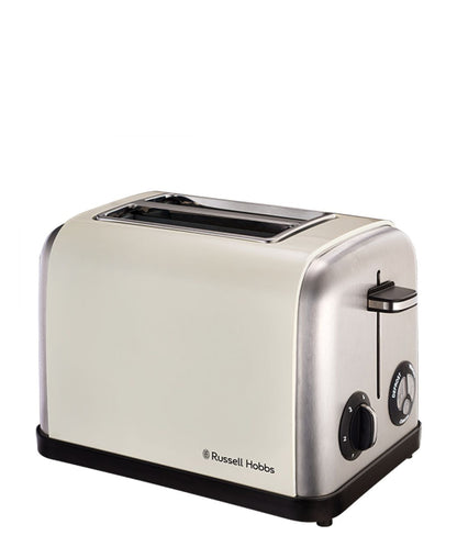 Russell Hobbs Cream 2 Slice Toaster - Cream