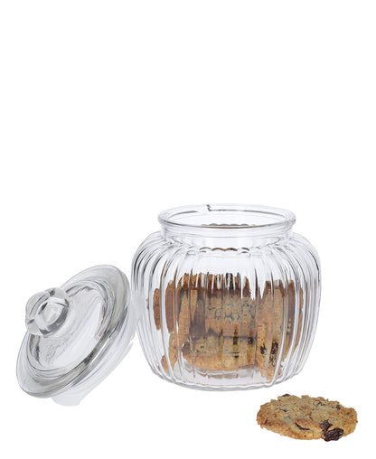 Kitchen Life Glass Cookie Jar - Clear