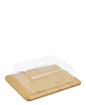 Excellent Houseware Bamboo Cheese Board With Acrylic Cover