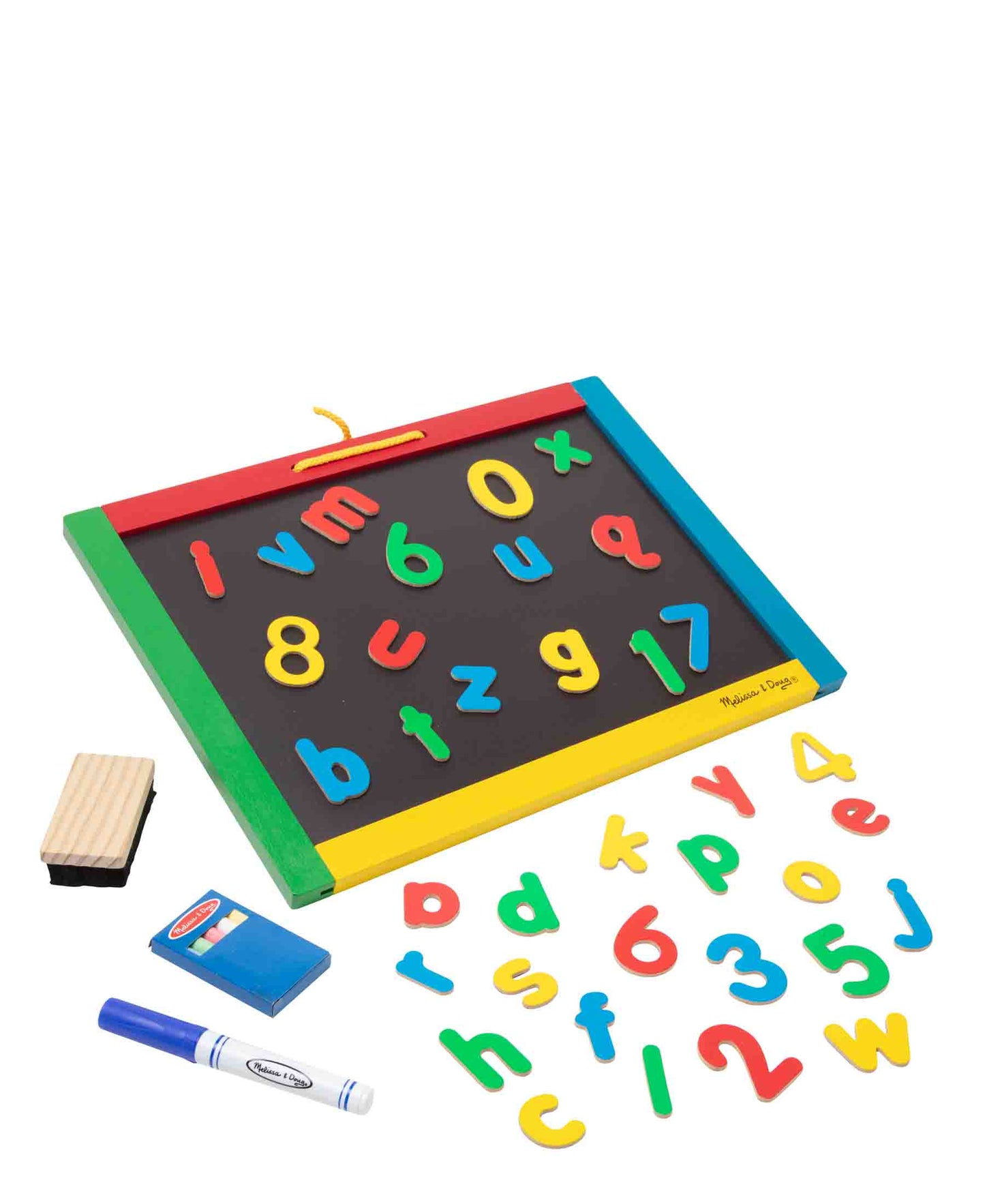 Melissa & Doug Magnetic Chalkboard And Dry-Erase Board