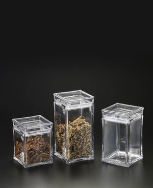 Prism Acrylic Storage Canister Large