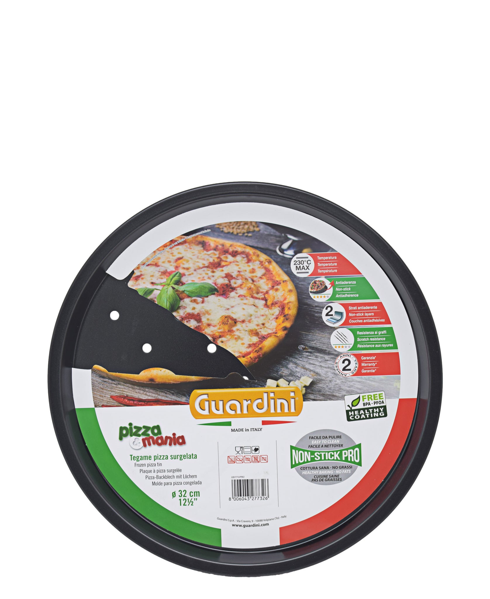 Guardini Frozen Pizza Pan 32cm - Black