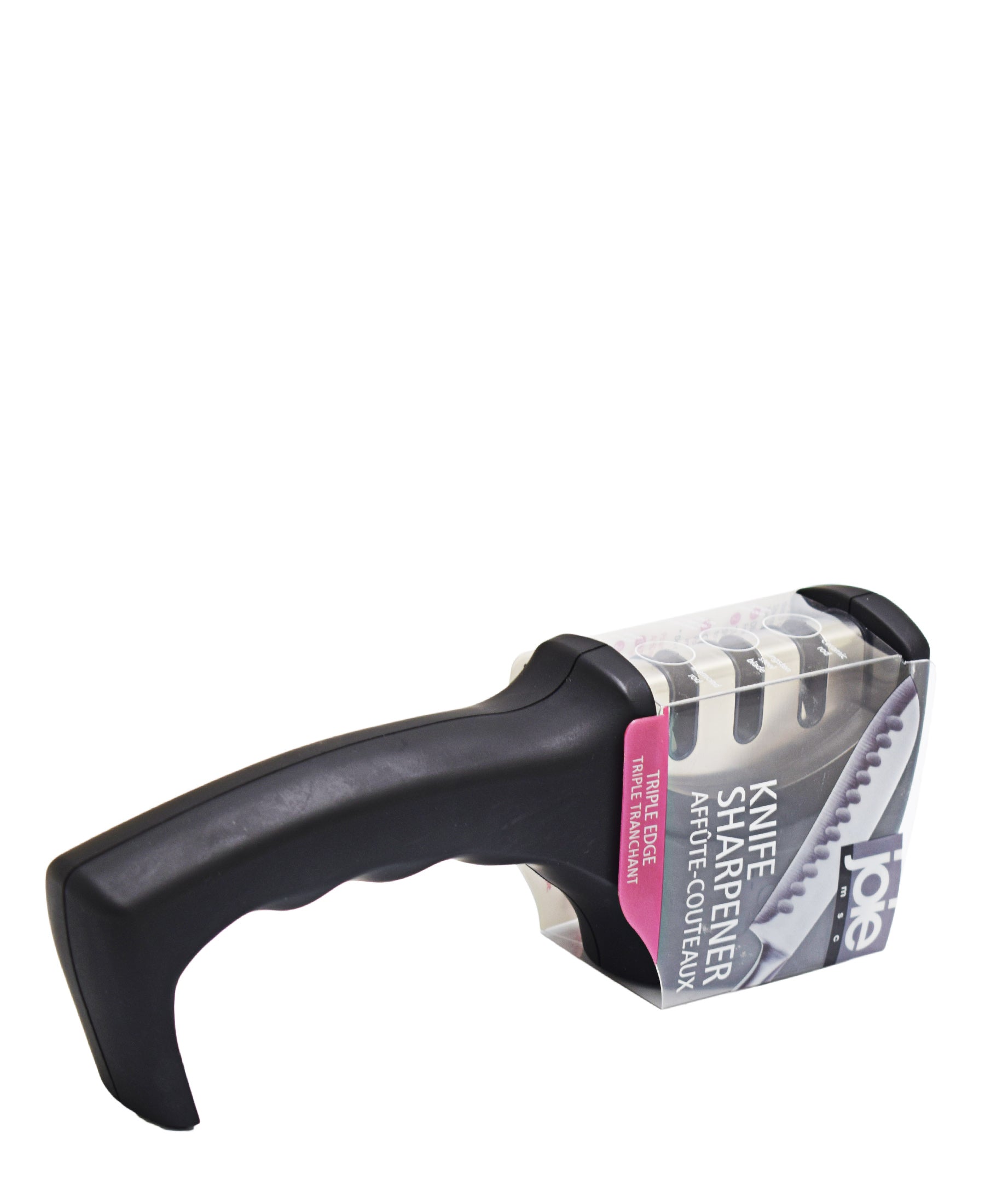Joie Knife Sharpener Triple Edge Black The Culinarium
