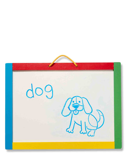 Melissa & Doug Magnetic Chalkboard And Dry-Erase Board