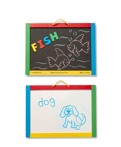 Melissa & Doug Magnetic Chalkboard And Dry-Erase Board